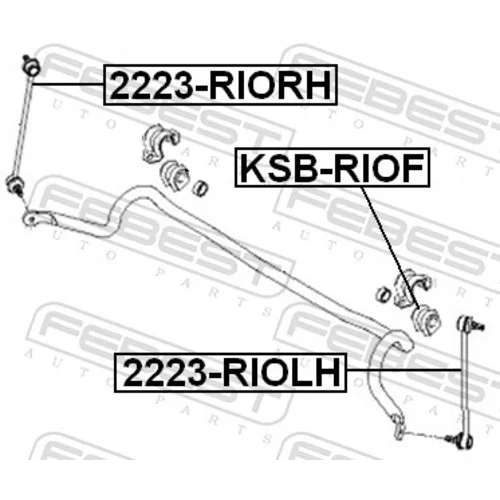 Tyč/Vzpera stabilizátora FEBEST 2223-RIORH - obr. 1