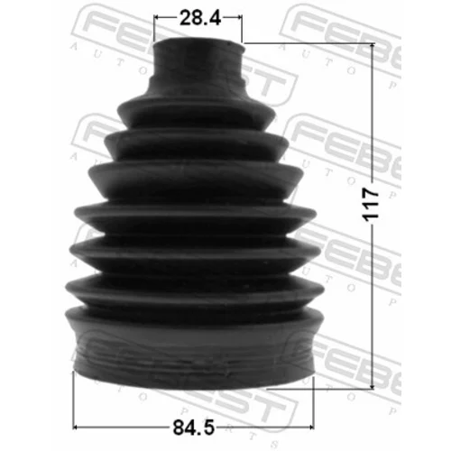 Manžeta hnacieho hriadeľa - opravná sada FEBEST 2417P-DUSTAWD - obr. 1