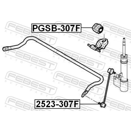 Tyč/Vzpera stabilizátora FEBEST 2523-307F - obr. 1