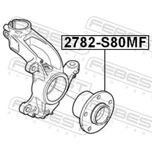 Náboj kolesa 2782-S80MF /FEBEST/ - obr. 1