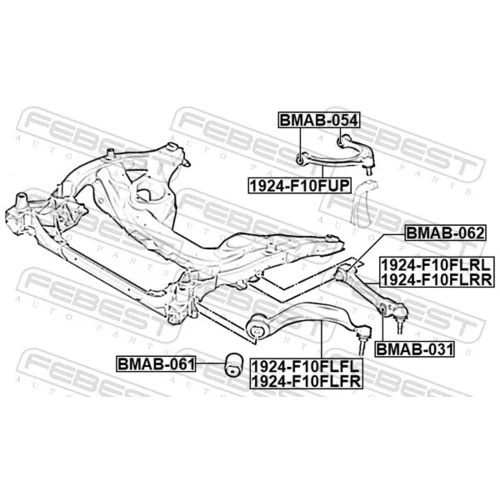 Uloženie riadenia FEBEST BMAB-061 - obr. 1