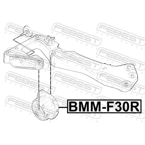 Uloženie automatickej prevodovky BMM-F30R /FEBEST/ - obr. 1