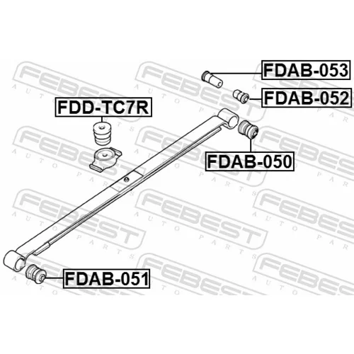 Uloženie riadenia FEBEST FDAB-052 - obr. 1