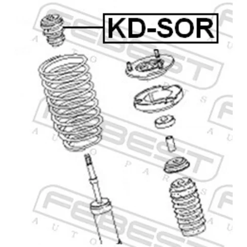 Doraz odpruženia FEBEST KD-SOR - obr. 1