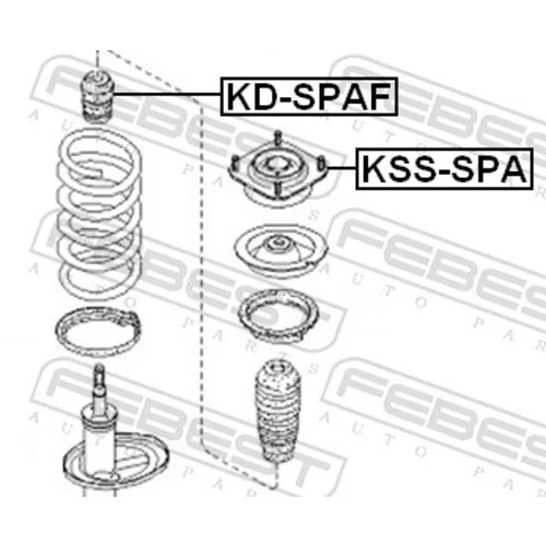 Ložisko pružnej vzpery FEBEST KSS-SPA - obr. 1