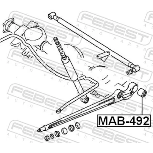 Uloženie riadenia FEBEST MAB-492 - obr. 1