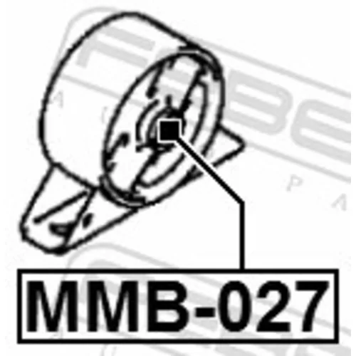 Uloženie motora FEBEST MMB-027 - obr. 1