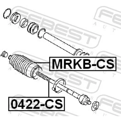 Manžeta riadenia FEBEST MRKB-CS - obr. 1