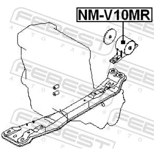 Uloženie motora FEBEST NM-V10MR - obr. 1