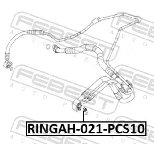 Tesniaci krúžok, vedenie chladiacej kvapaliny FEBEST RINGAH-021-PCS10 - obr. 1