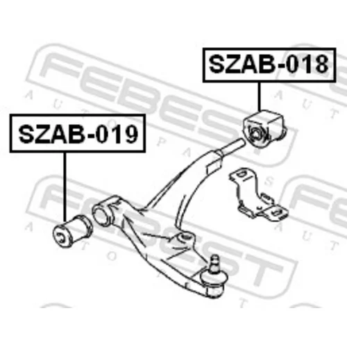 Uloženie riadenia FEBEST SZAB-018 - obr. 1