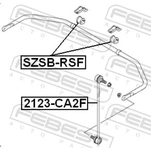 Uloženie priečneho stabilizátora FEBEST SZSB-RSF - obr. 1