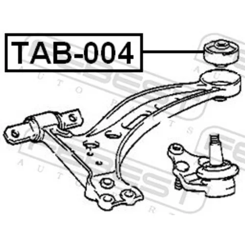 Uloženie riadenia FEBEST TAB-004 - obr. 1