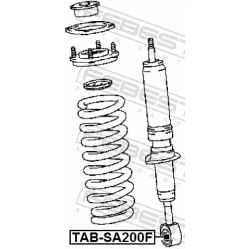 Puzdro, tlmič FEBEST TAB-SA200F - obr. 1