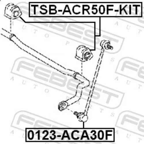 Opravná sada uloženia stabilizátora FEBEST TSB-ACR50F-KIT - obr. 1