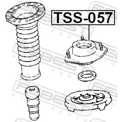 Ložisko pružnej vzpery FEBEST TSS-057 - obr. 1