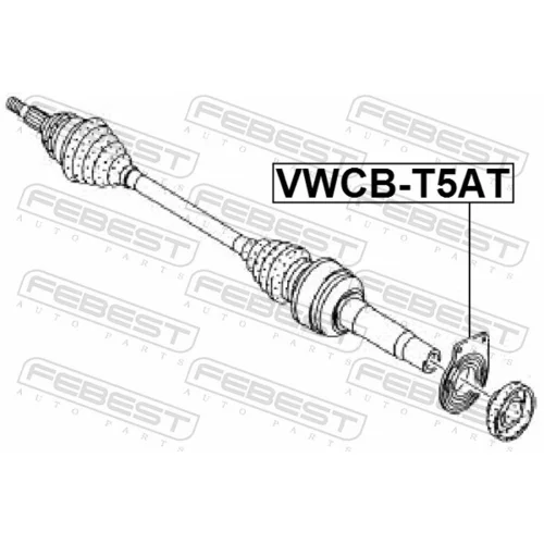 Ložisko hnacieho hriadeľa FEBEST VWCB-T5AT - obr. 1