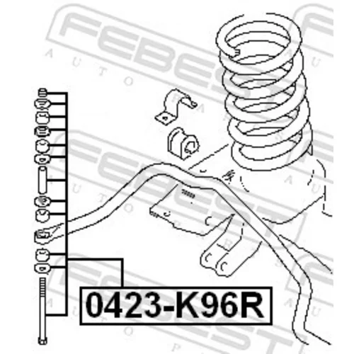 Tyč/Vzpera stabilizátora FEBEST 0423-K96R - obr. 1