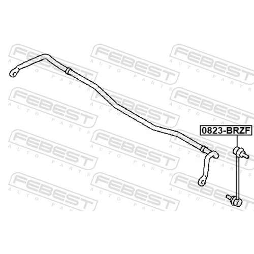Tyč/Vzpera stabilizátora FEBEST 0823-BRZF - obr. 1
