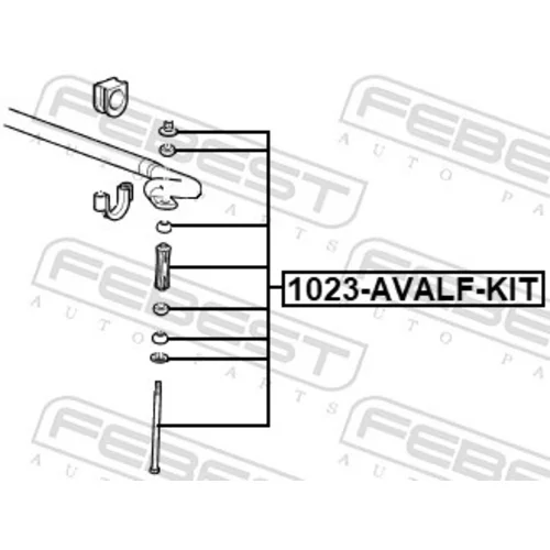 Tyč/Vzpera stabilizátora FEBEST 1023-AVALF-KIT - obr. 1