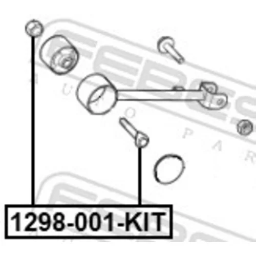 Súprava skrutiek na korekciu odklonu kolesa FEBEST 1298-001-KIT - obr. 1