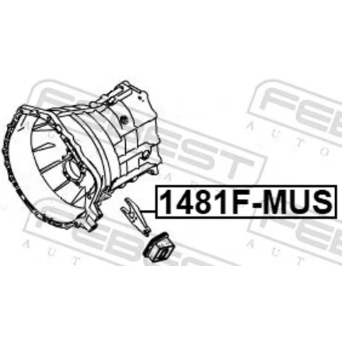 Vysúvacia vidlica spojky FEBEST 1481F-MUS - obr. 1