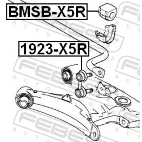 Tyč/Vzpera stabilizátora FEBEST 1923-X5R - obr. 1