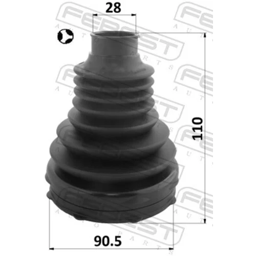 Manžeta hnacej hriadele FEBEST 2115-TKE4WDT - obr. 1