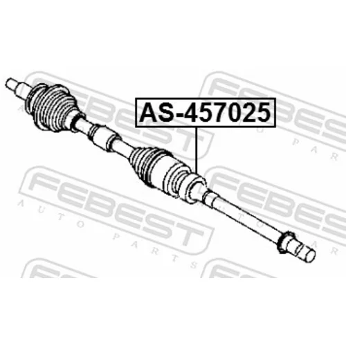 Ložisko hnacieho hriadeľa FEBEST AS-457025 - obr. 1