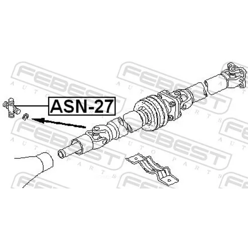 Kĺb pozdĺžneho hriadeľa FEBEST ASN-27 - obr. 1