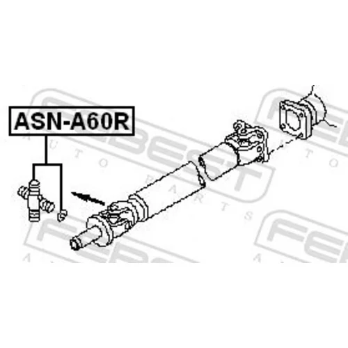 Kĺb pozdĺžneho hriadeľa FEBEST ASN-A60R - obr. 1