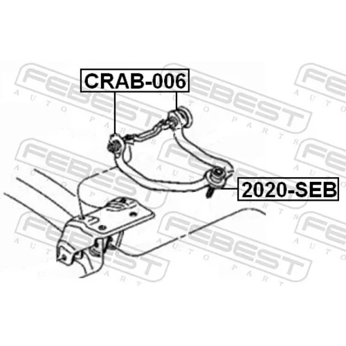 Uloženie riadenia CRAB-006 /FEBEST/ - obr. 1