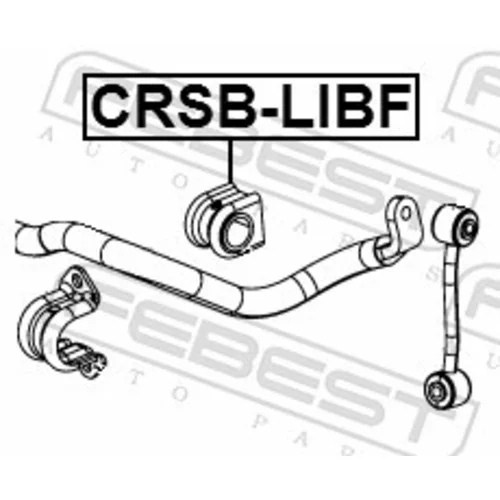 Uloženie priečneho stabilizátora CRSB-LIBF /FEBEST/ - obr. 1