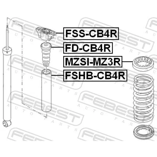 Doraz odpruženia FEBEST FD-CB4R - obr. 1