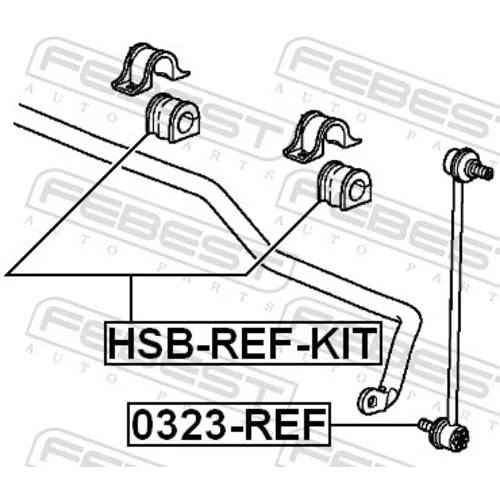 Opravná sada uloženia stabilizátora FEBEST HSB-REF-KIT - obr. 1