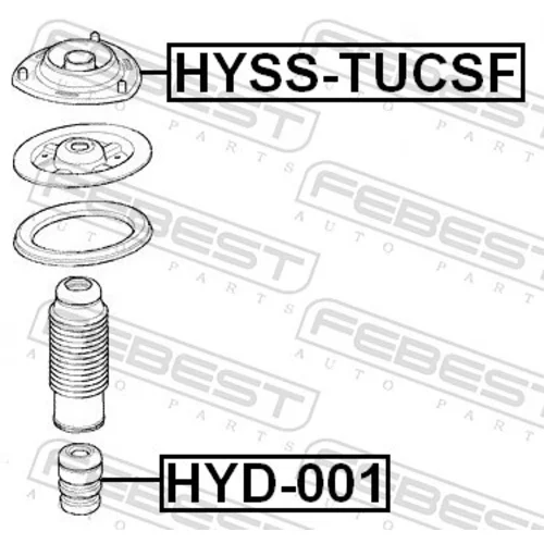 Doraz odpruženia FEBEST HYD-001 - obr. 1