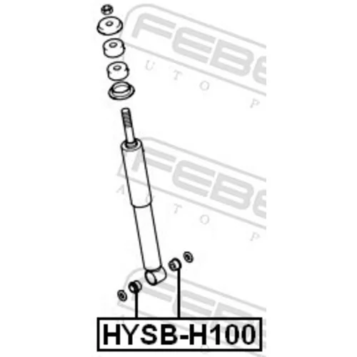 Vymedzovacia trubka pre tlmič pérovania HYSB-H100 /FEBEST/ - obr. 1