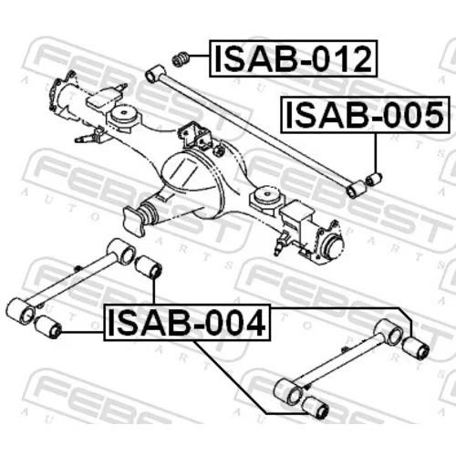 Uloženie riadenia ISAB-005 /FEBEST/ - obr. 1