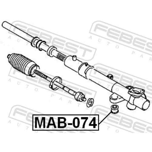 Uloženie prevodovky riadenia FEBEST MAB-074 - obr. 1