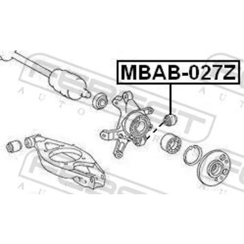 Uloženie riadenia MBAB-027Z /FEBEST/ - obr. 1