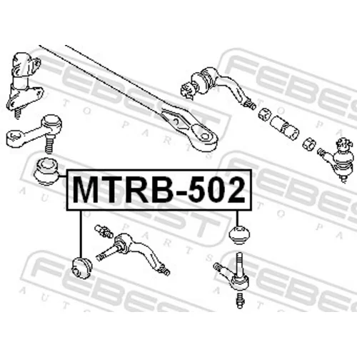 Opravná sada hlavy priečneho tiahla riadenia FEBEST MTRB-502 - obr. 1