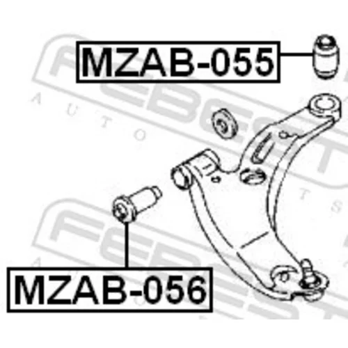 Uloženie riadenia FEBEST MZAB-056 - obr. 1