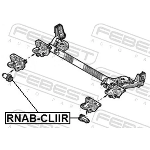 Uloženie tela nápravy FEBEST RNAB-CLIIR - obr. 1