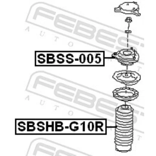 Ložisko pružnej vzpery FEBEST SBSS-005 - obr. 1