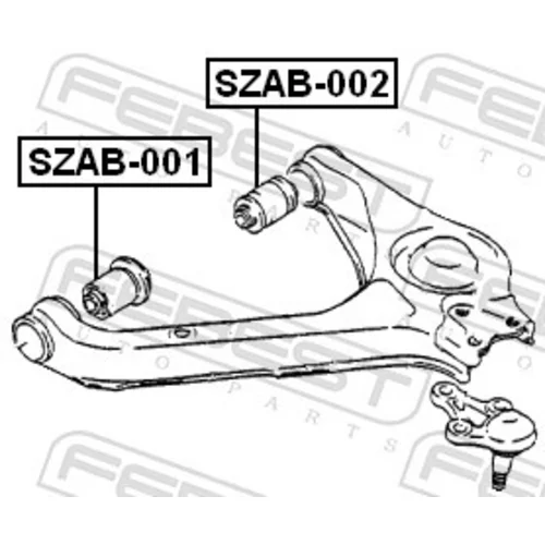 Uloženie riadenia FEBEST SZAB-001 - obr. 1