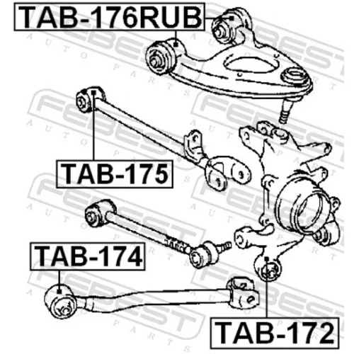 Uloženie riadenia FEBEST TAB-176RUB - obr. 1