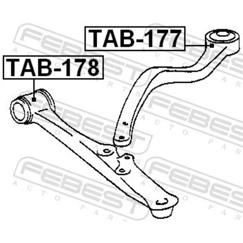 Uloženie riadenia FEBEST TAB-177 - obr. 1