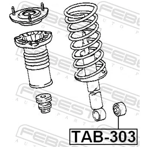 Puzdro, tlmič FEBEST TAB-303 - obr. 1