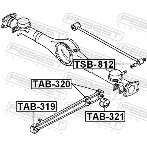 Uloženie riadenia FEBEST TAB-321 - obr. 1