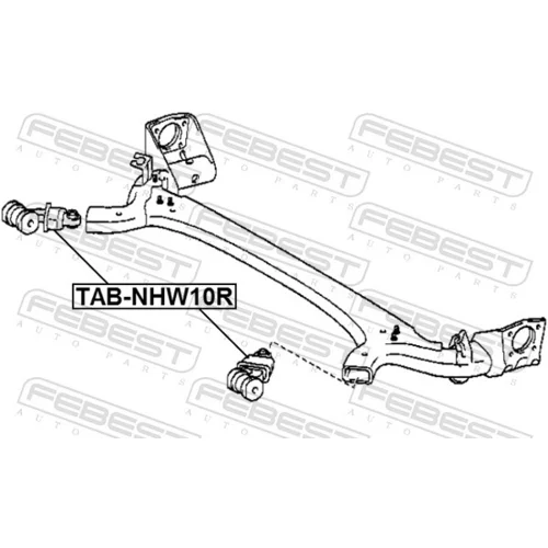 Uloženie riadenia FEBEST TAB-NHW10R - obr. 1